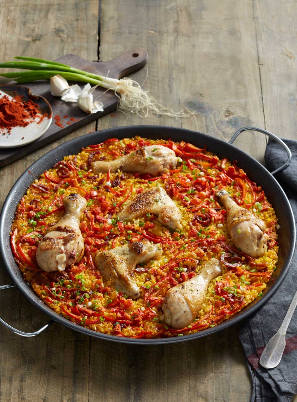 Curtis Stone | Chicken and Chorizo Paella